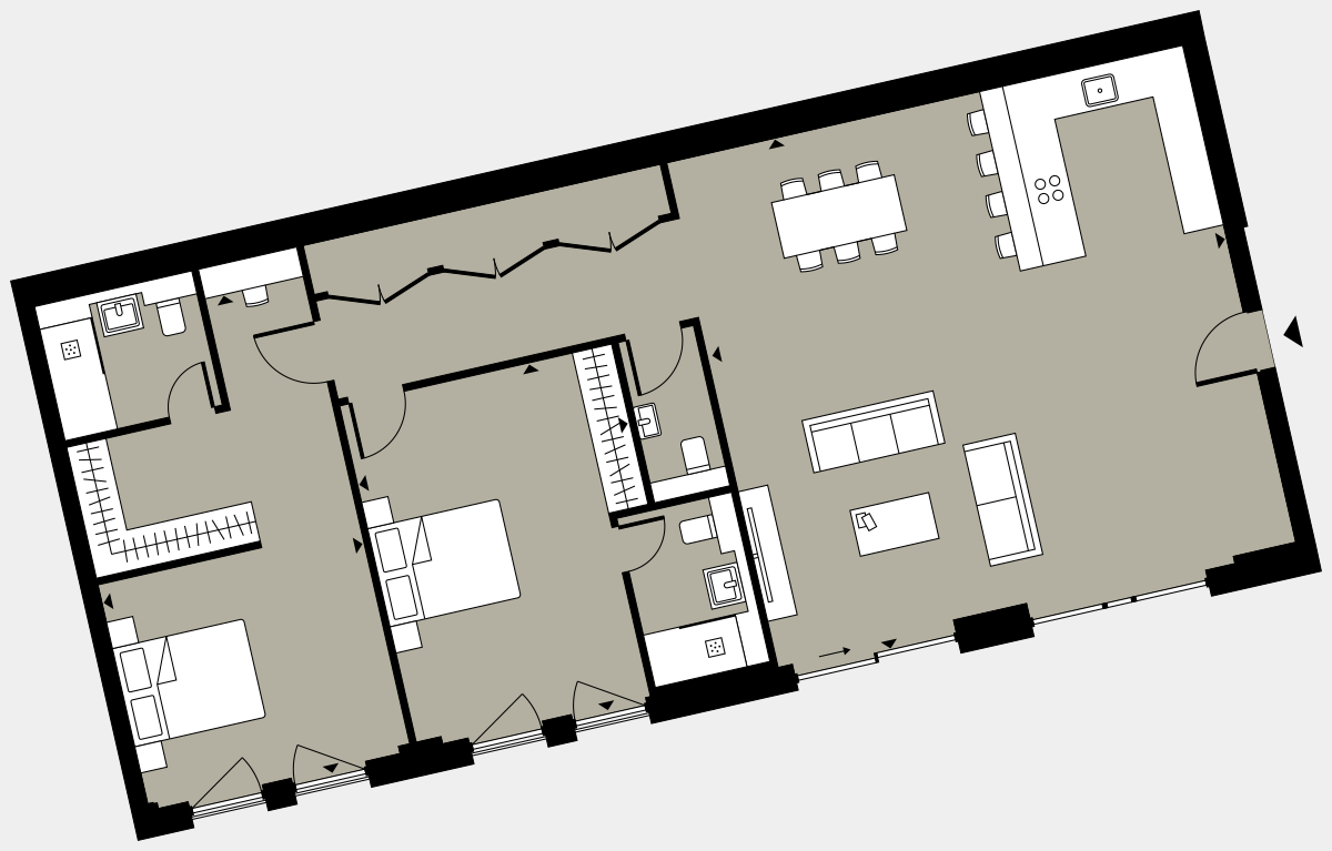 Brigade Court London SE1 Apartment floorplan - L0 1 Cuthbert House