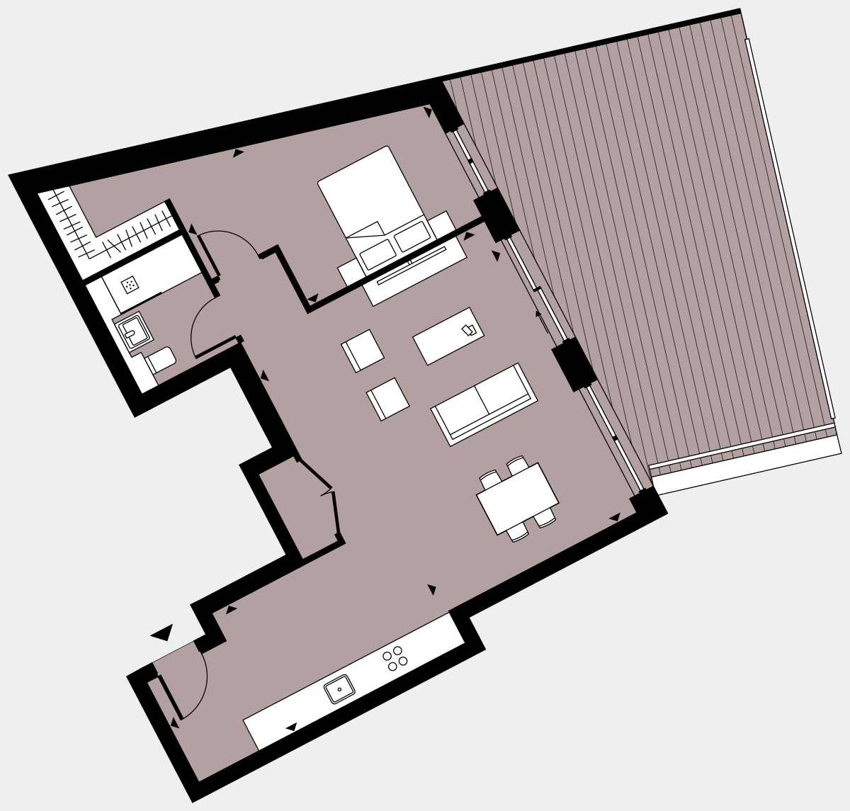 Brigade Court London SE1 Apartment floorplan - L2 3 Walton-Clark-House