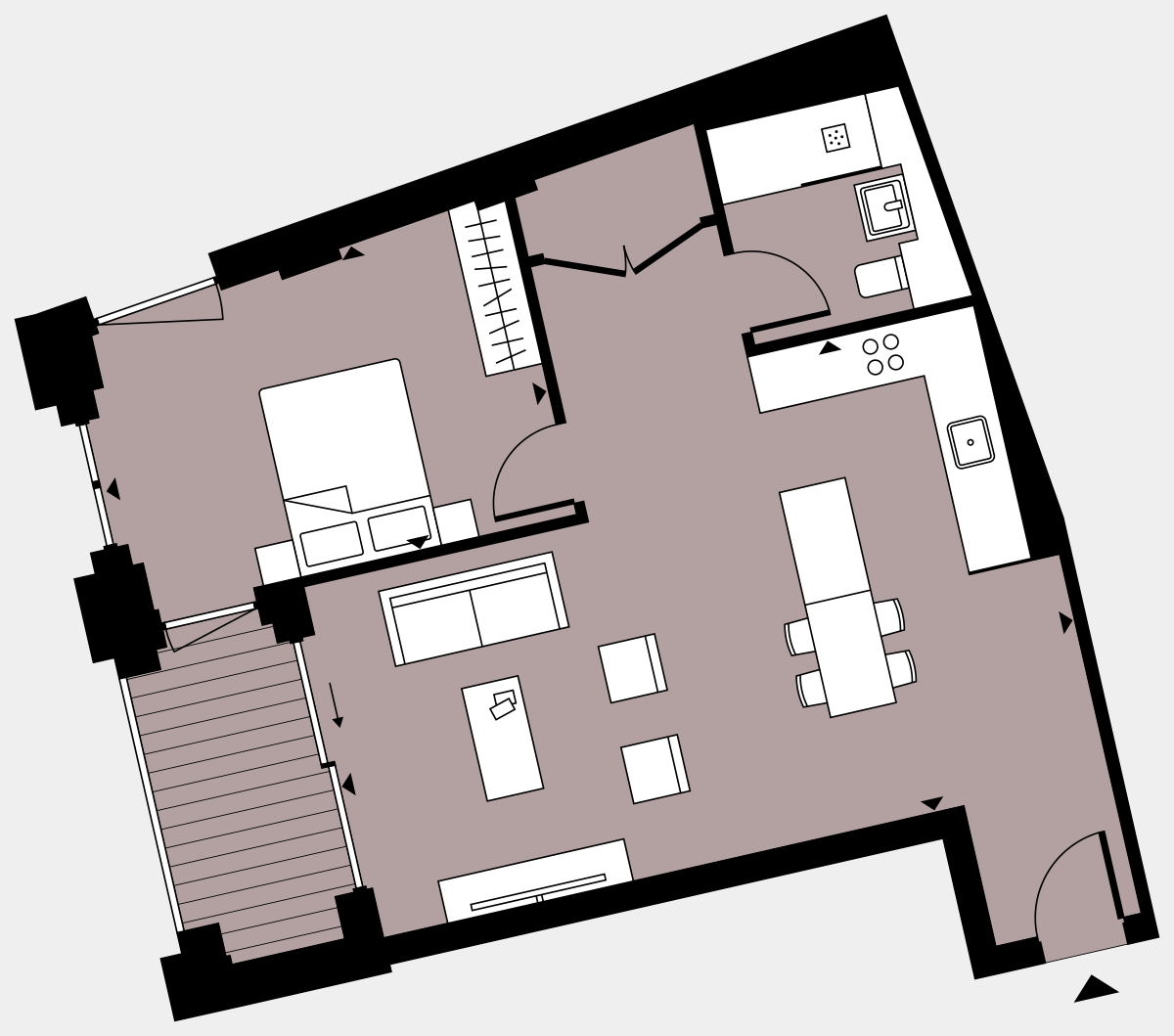 Brigade Court London SE1 Apartment floorplan - L3 10 Walton-Clark-House