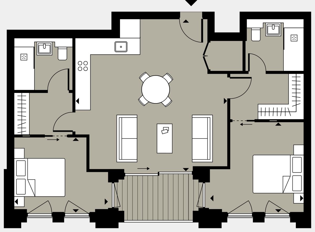 Brigade Court London SE1 Apartment floorplan - L4 30 Errington House