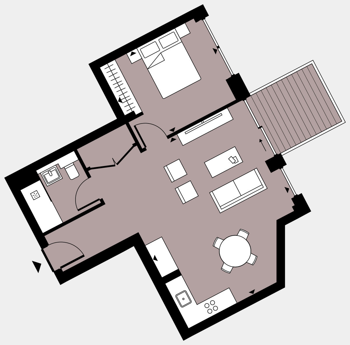 Brigade Court London SE1 Apartment floorplan - L5 50 Errington House