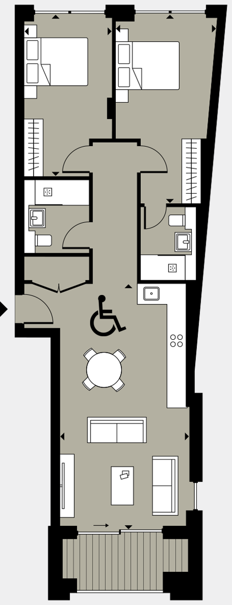 Brigade Court London SE1 Apartment floorplan - L6 52 Errington House