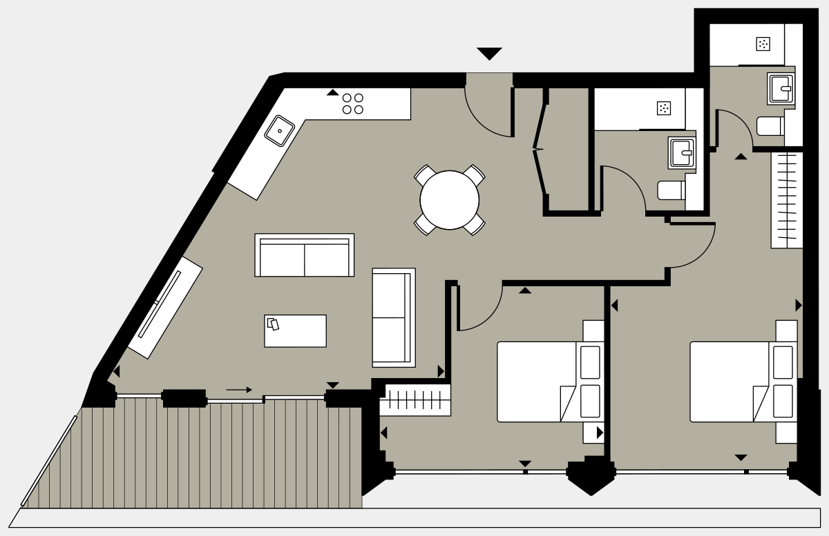 Brigade Court London SE1 Apartment floorplan - L8 81 Errington House