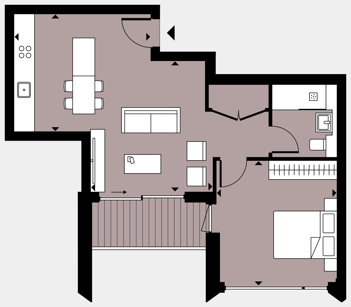Brigade Court London SE1 Apartment floorplan - L9 90 Errington House