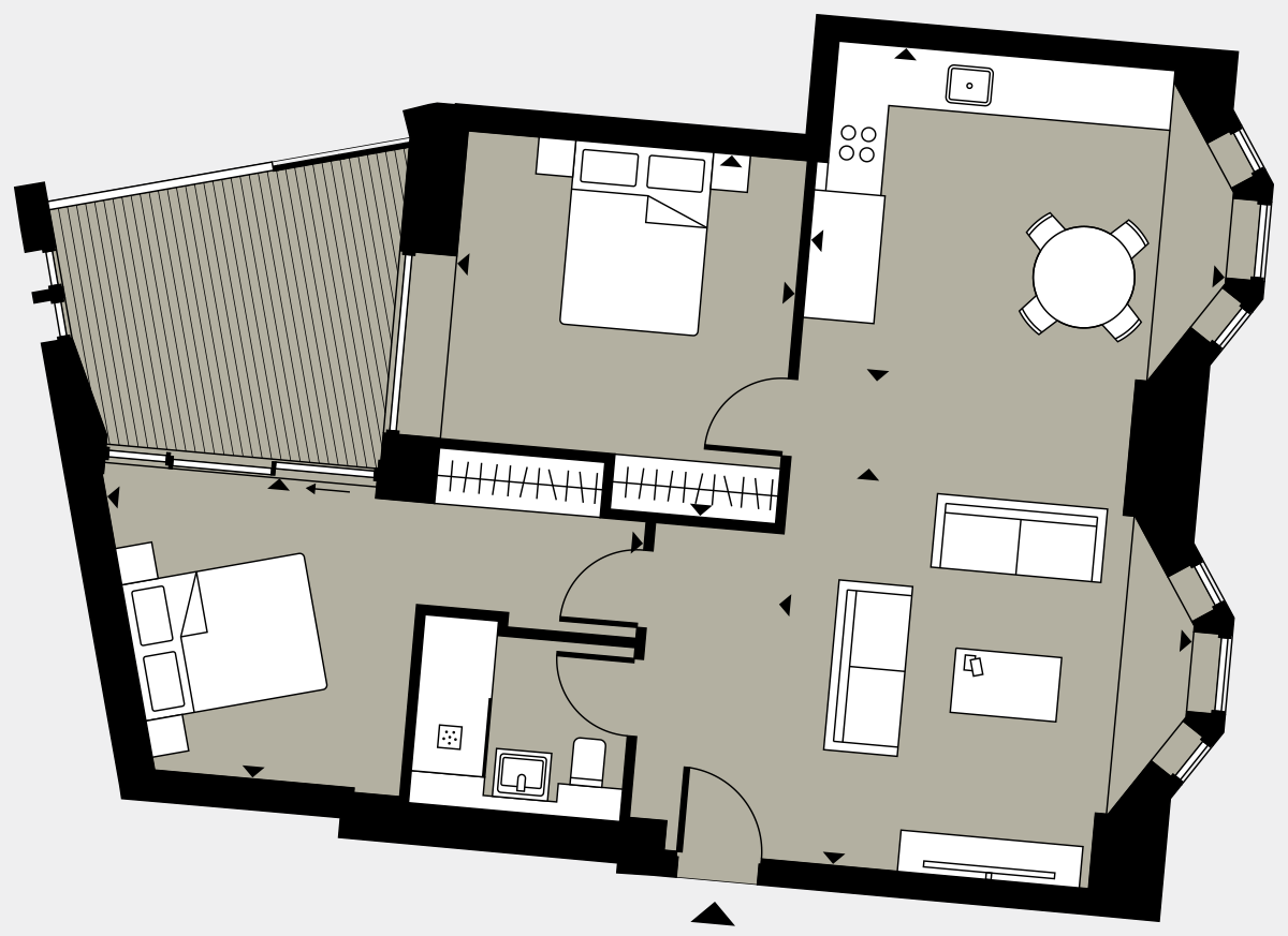 Brigade Court London SE1 Apartment floorplan - L1 8 Davies House